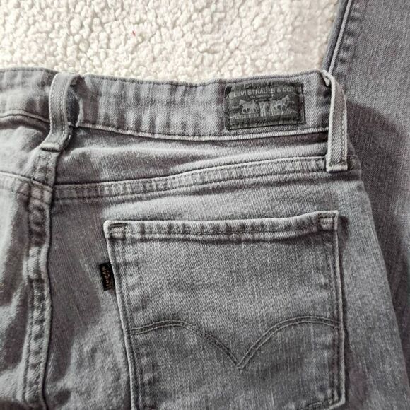 Levi's 511 Jeans Medium Wash Gray Denim Skinny Leg Pants Low Rise Size 4 - Picture 5 of 8